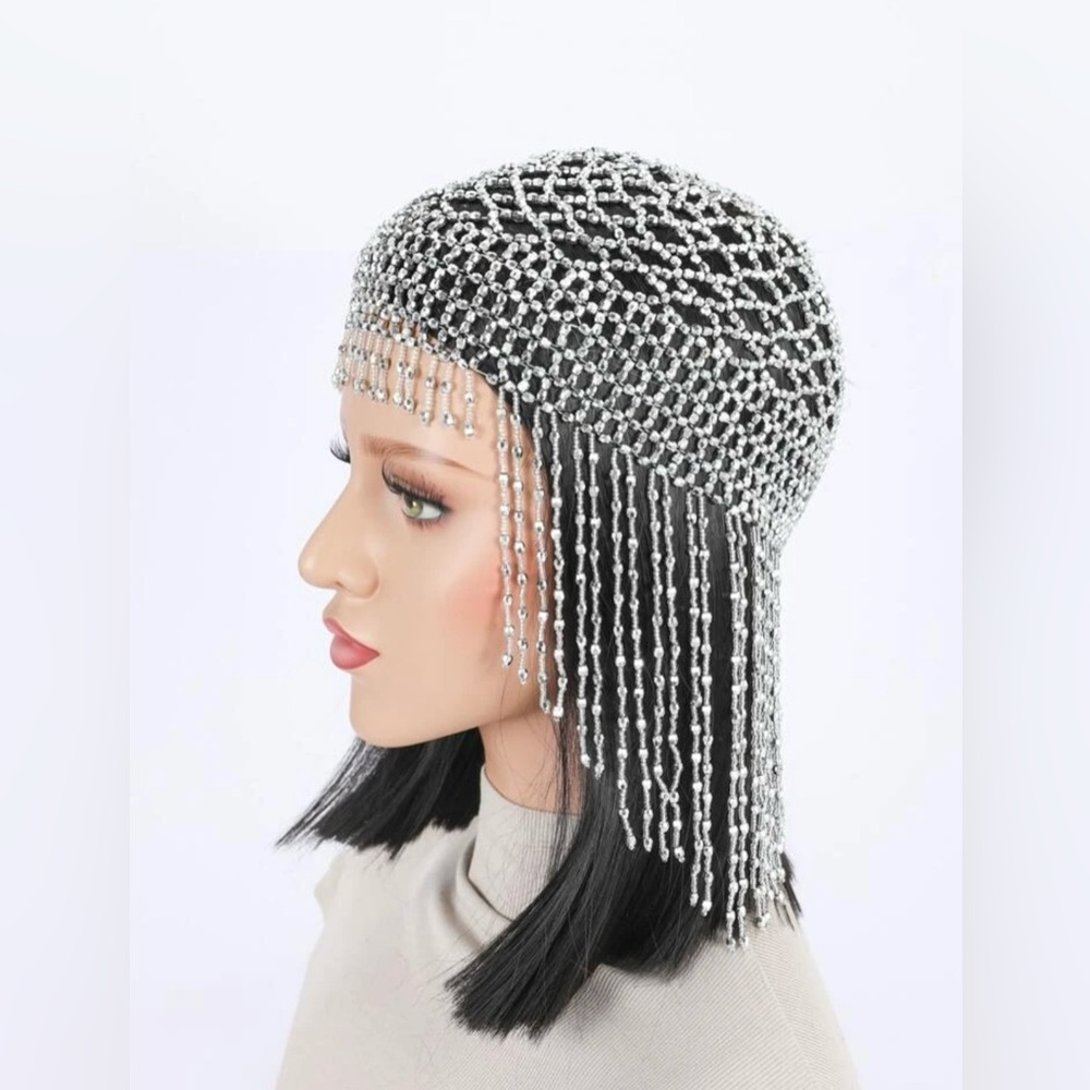 1pc Bead Tassel Decor Hat Halloween